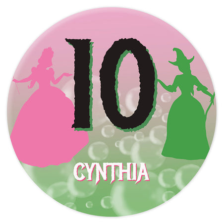 Personalised Witches Of Oz Badge - 58mm - Each