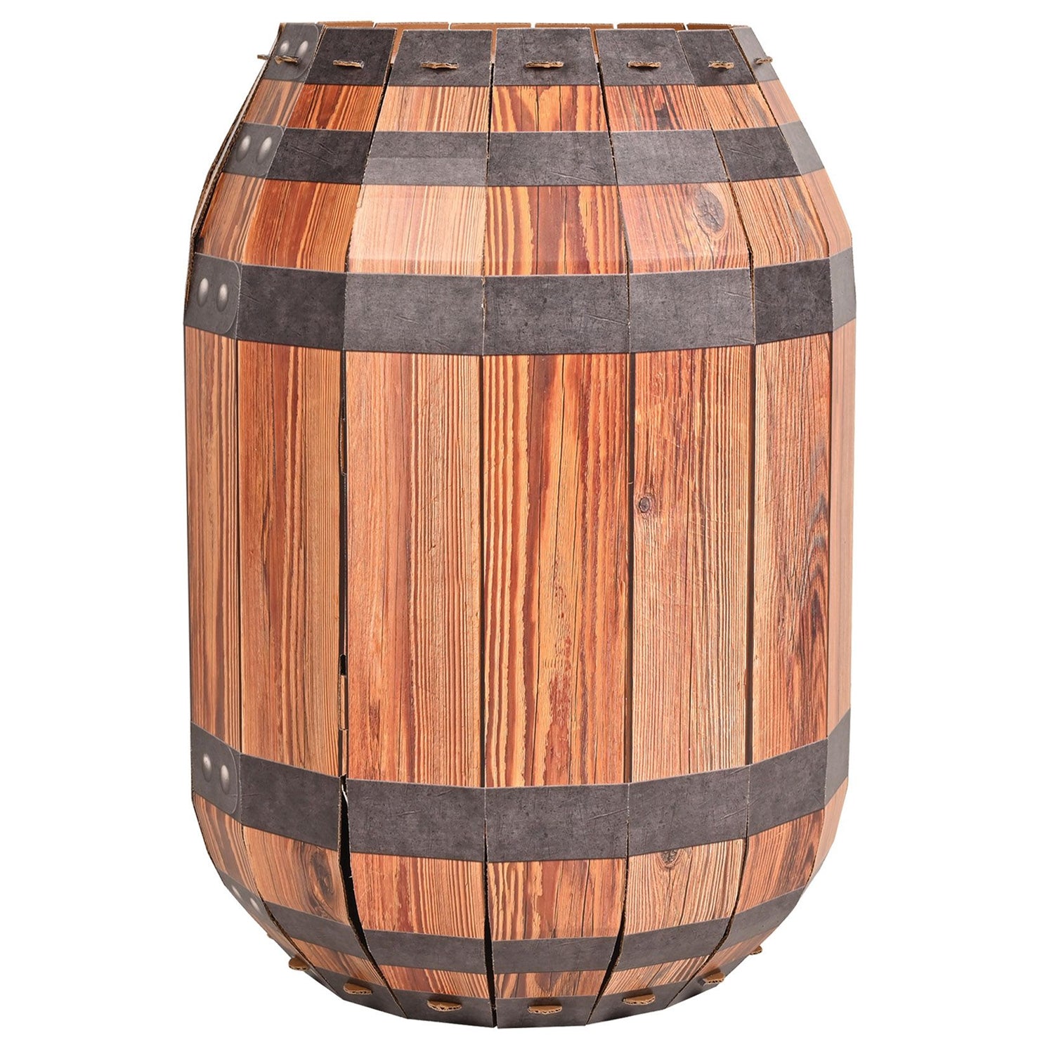 3D Barrel Cardboard Prop Decoration - 83cm x 58cm