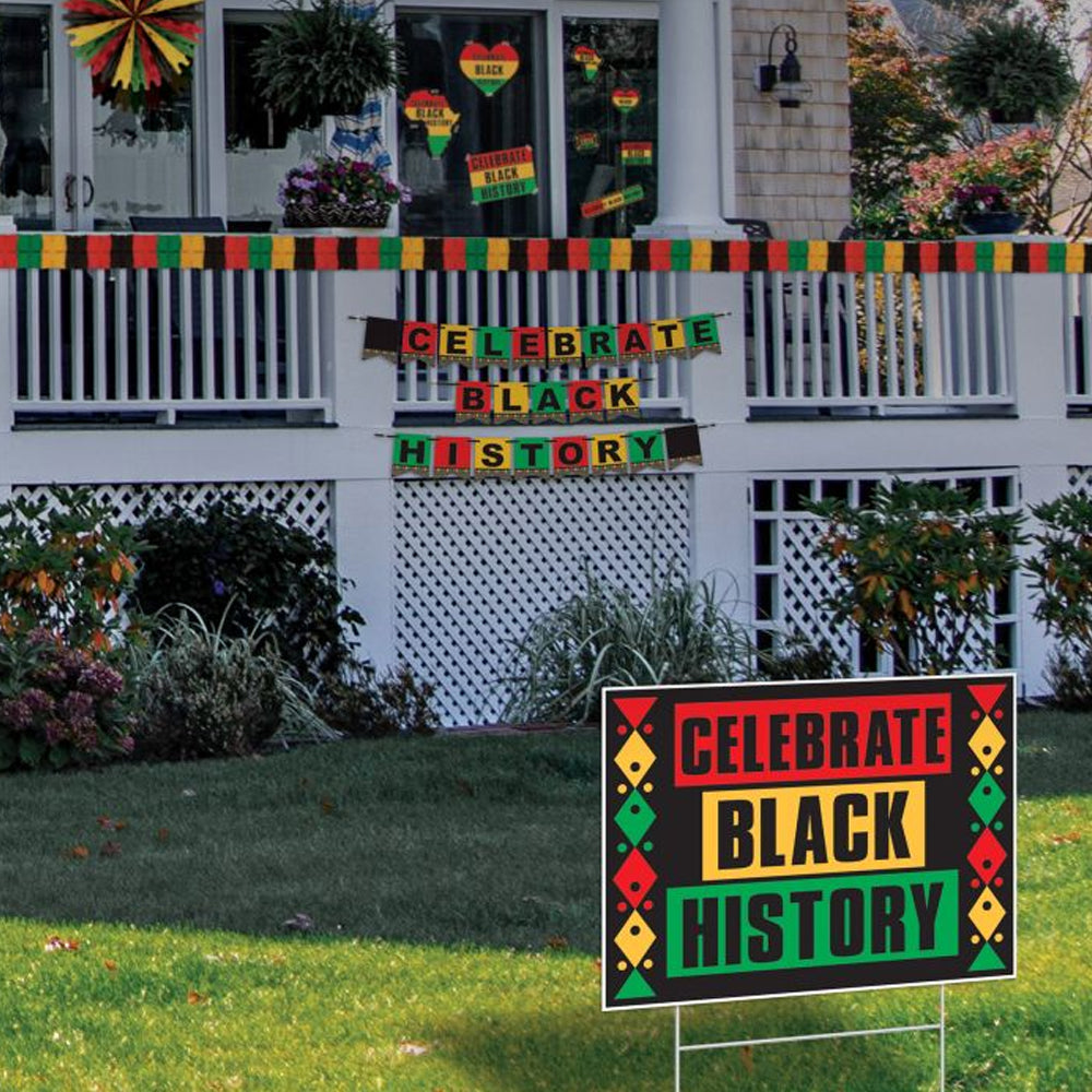 Celebrate Black History Card Cutout Decorations - Pack of 3