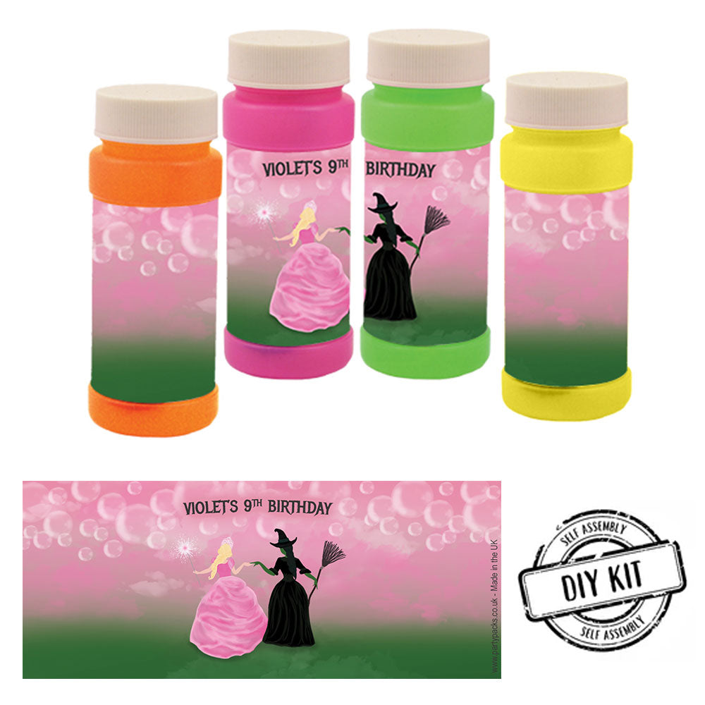 Witches of Oz Personalised Bubbles  - Pack of 8