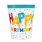 Happy Balloon Birthday Paper Cups - Pack of 8