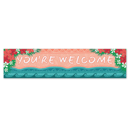 Ocean Girl Welcome Banner - 120cm X 30cm - Landscape