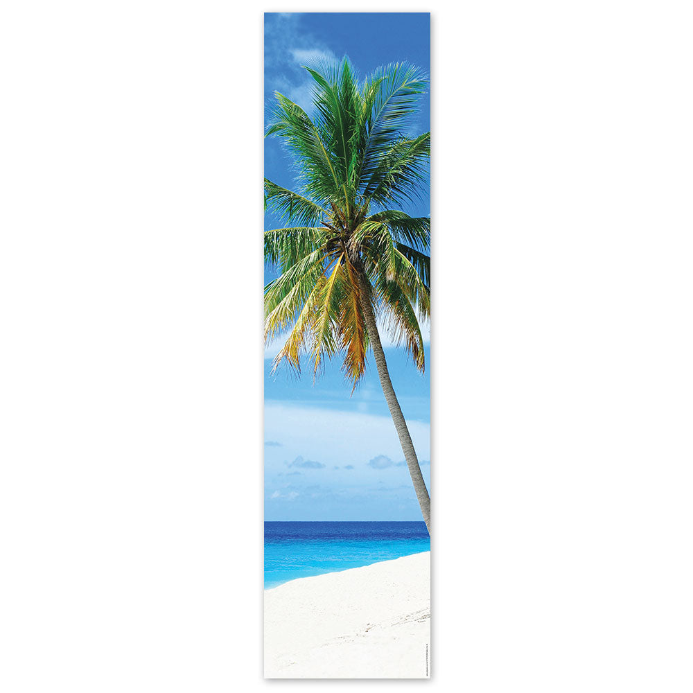 Palm Tree Beach Banner - 120cm x 30cm - Portrait