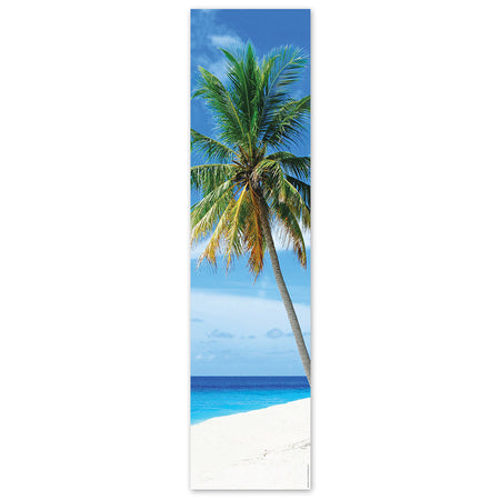 Palm Tree Beach Banner - 120cm x 30cm - Portrait