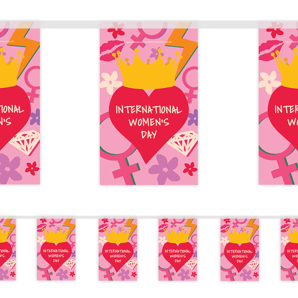 International Women's Day Bunting Decoration - 2.4m