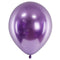 Purple Chrome Metallic Latex Balloons - 11