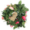 Artificial Pink Rose Garland Decoration - 2m