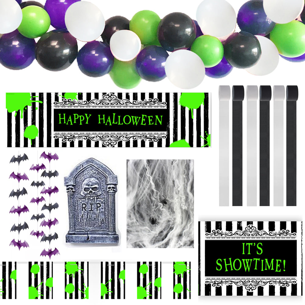 Crazy Ghost Themed Halloween Decoration Pack