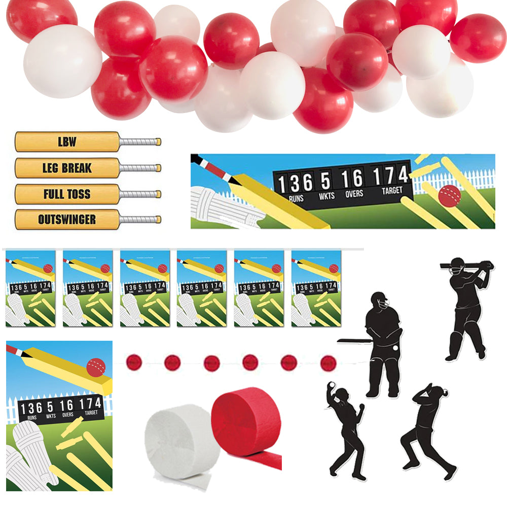 Cricket Decoration Party Pack