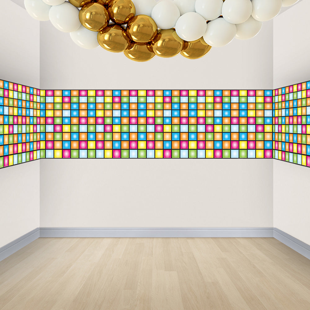 Disco Border Backdrop Room Decoration - 9.14m