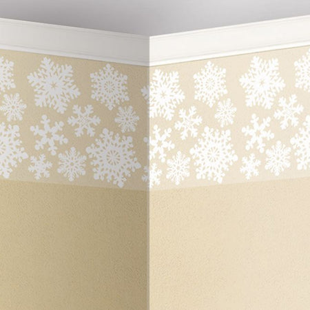 Snowflake Border Wall Decoration - 9m