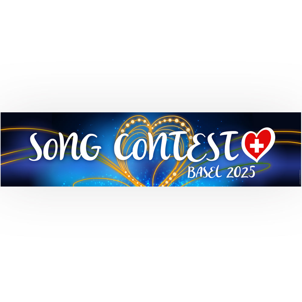 Song Contest Banner Decoration - 1.2m