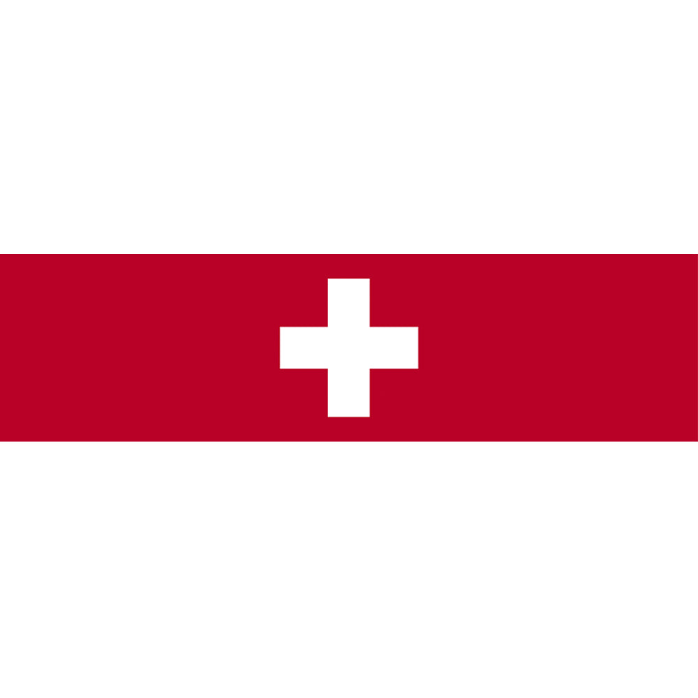 Switzerland Flag Swiss Banner Decoration - 1.2m