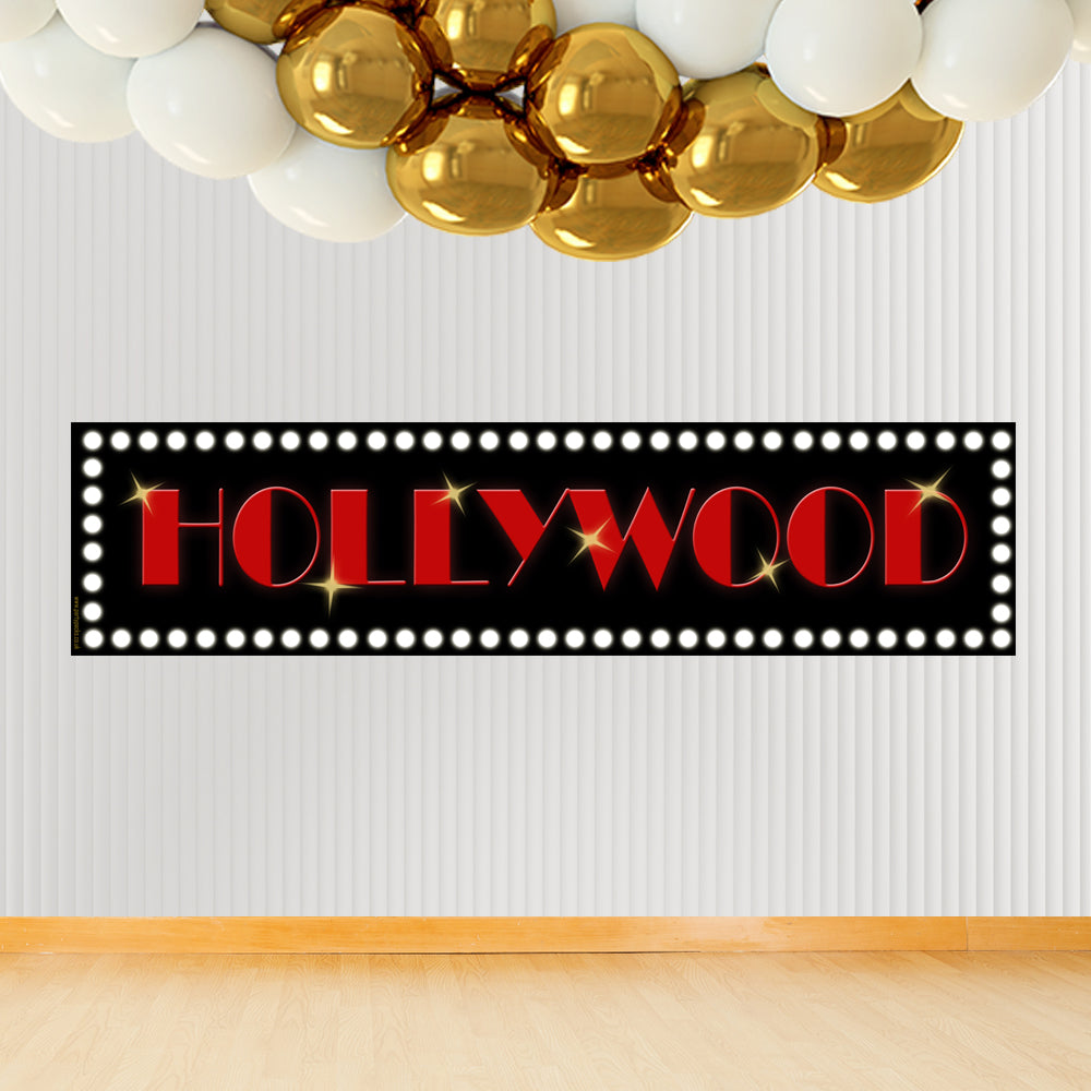 Hollywood Banner - 1.2m x 30cm