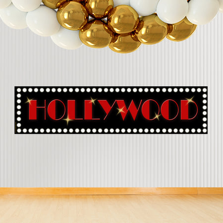 Hollywood Banner - 1.2m x 30cm