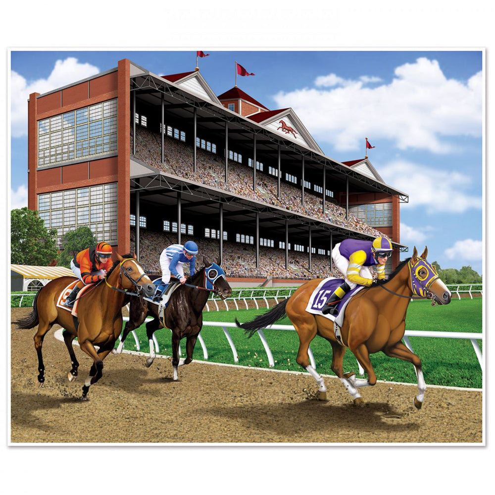 Horse Racing Backdrop Decoration - 1.8m