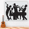 Jazz Band Plastic Wall Decoration - 1.82m