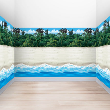 Tropical Island Beach Backdrop Decoration - 12.2m