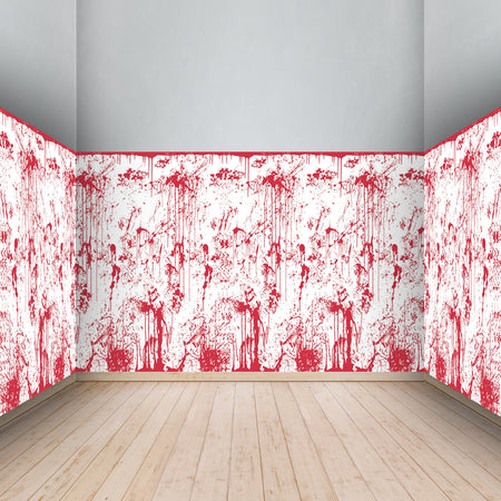 Bloody Wall Backdrop Decoration - 9.1m