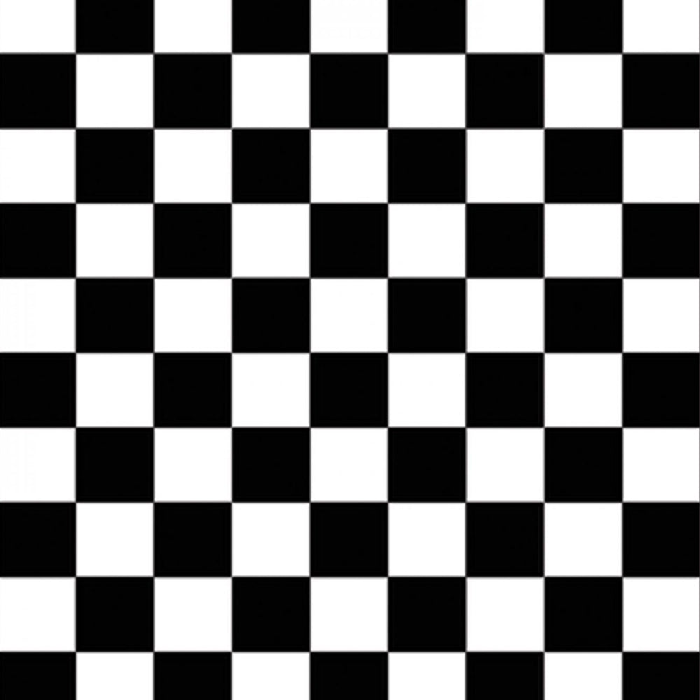 Checkered Backdrop Decoration - 9.1m