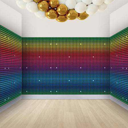 Disco Backdrop Decoration - 9.14m