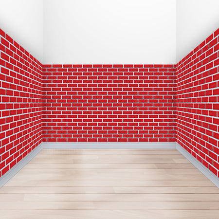 Brick Wall Backdrop Decoration - 12.2m