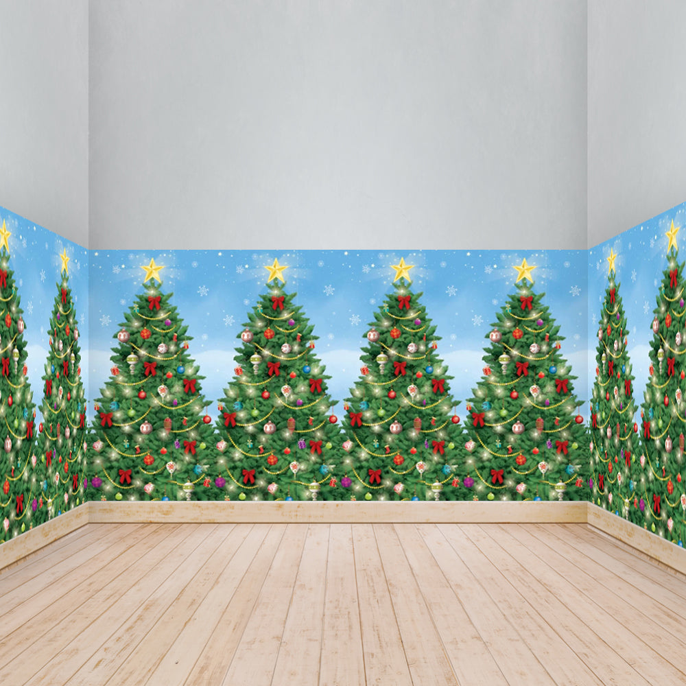 Christmas Tree Room Roll Decoration - 12.1m