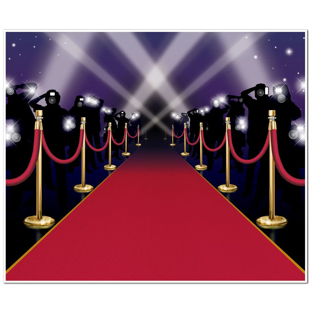 Red Carpet Backdrop Decoration - 1.83m