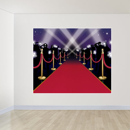 Red Carpet Backdrop Decoration - 1.83m