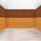 Wooden Floor and Panelling Backdrop Decoration - 9.14m