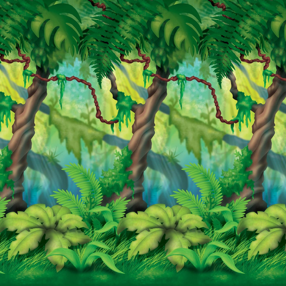 Jungle Trees Backdrop Decoration - 9.14m