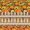 Pumpkin Patch Backdrop Decoration - 9.14m