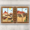 Wild West Saloon Window Backdrop Decoration - 1.57m