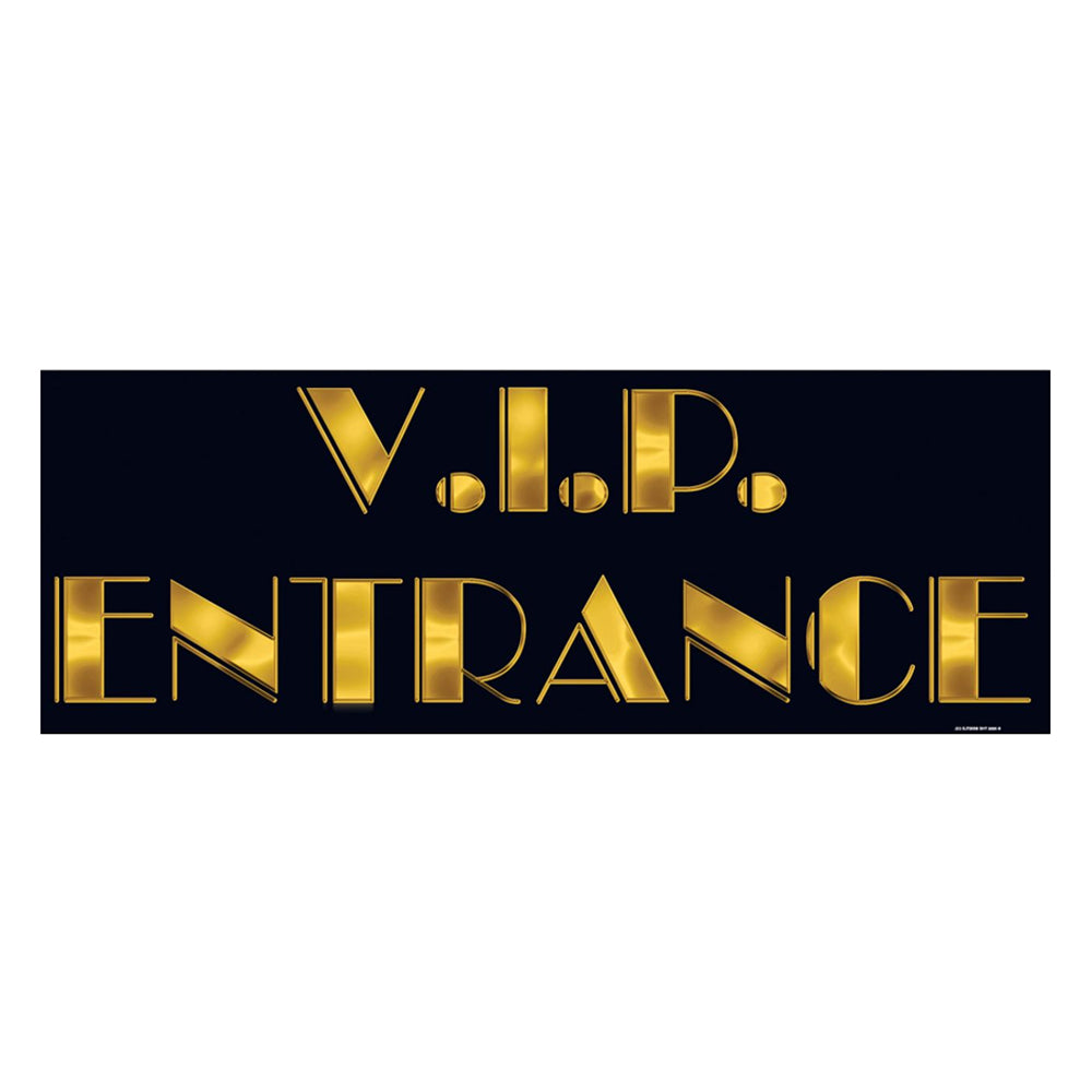 VIP Entrance Card Sign - 55cm x 20cm