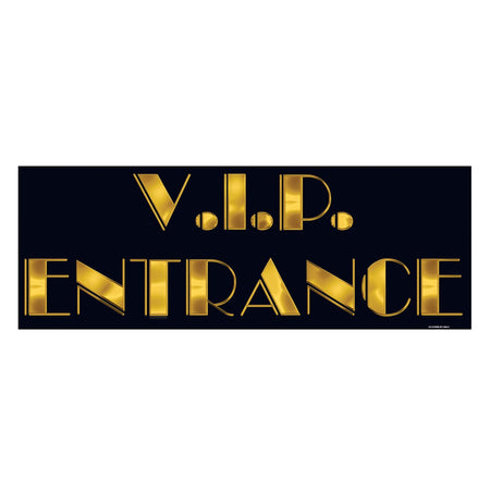 VIP Entrance Card Sign - 55cm x 20cm