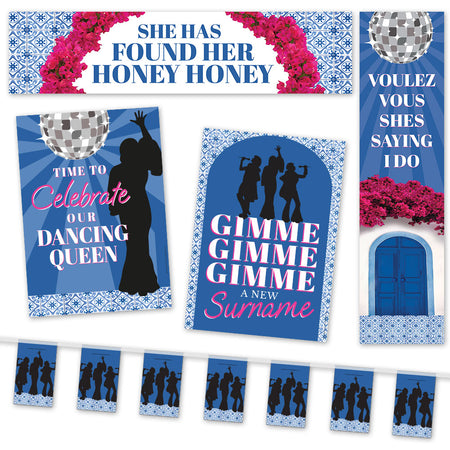 Dancing Queen Hen Do Party Paper Decoration Pack