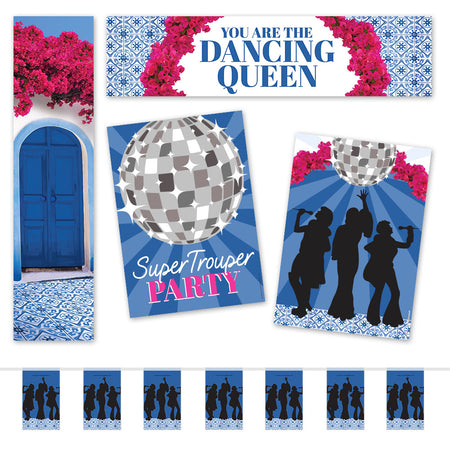 Dancing Queen Party Paper Decoration Pack