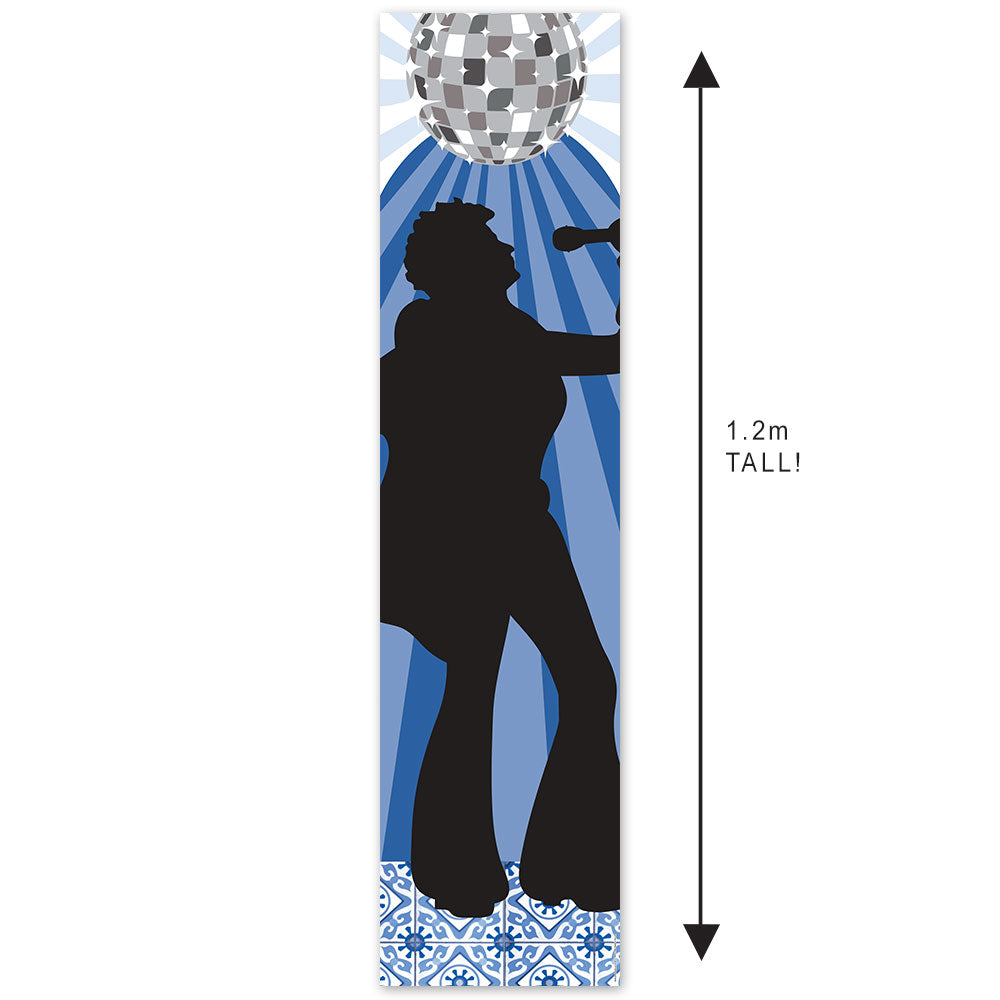 Dancing Queen Silhouette Right Portrait Banner - 30cm x 120cm