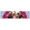 Personalised Dancing Queen Greek Tile Floral Photo Landscape Banner - 120cm x 30cm