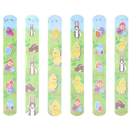 Easter Snap Bracelets - 6 Assorted Designs - Each