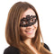 Black Lace Filigree Masquerade Eye Mask