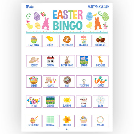 Easter Bingo Game - Pack of 14