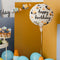 Construction Vehicles Happy Birthday Foil Balloon - 18