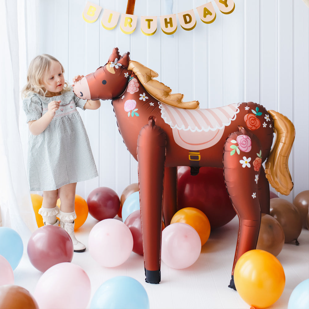 Giant Horse Air Fill Foil Balloon - 50"