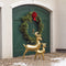 Gold Reindeer Standing Foil Balloon - 49