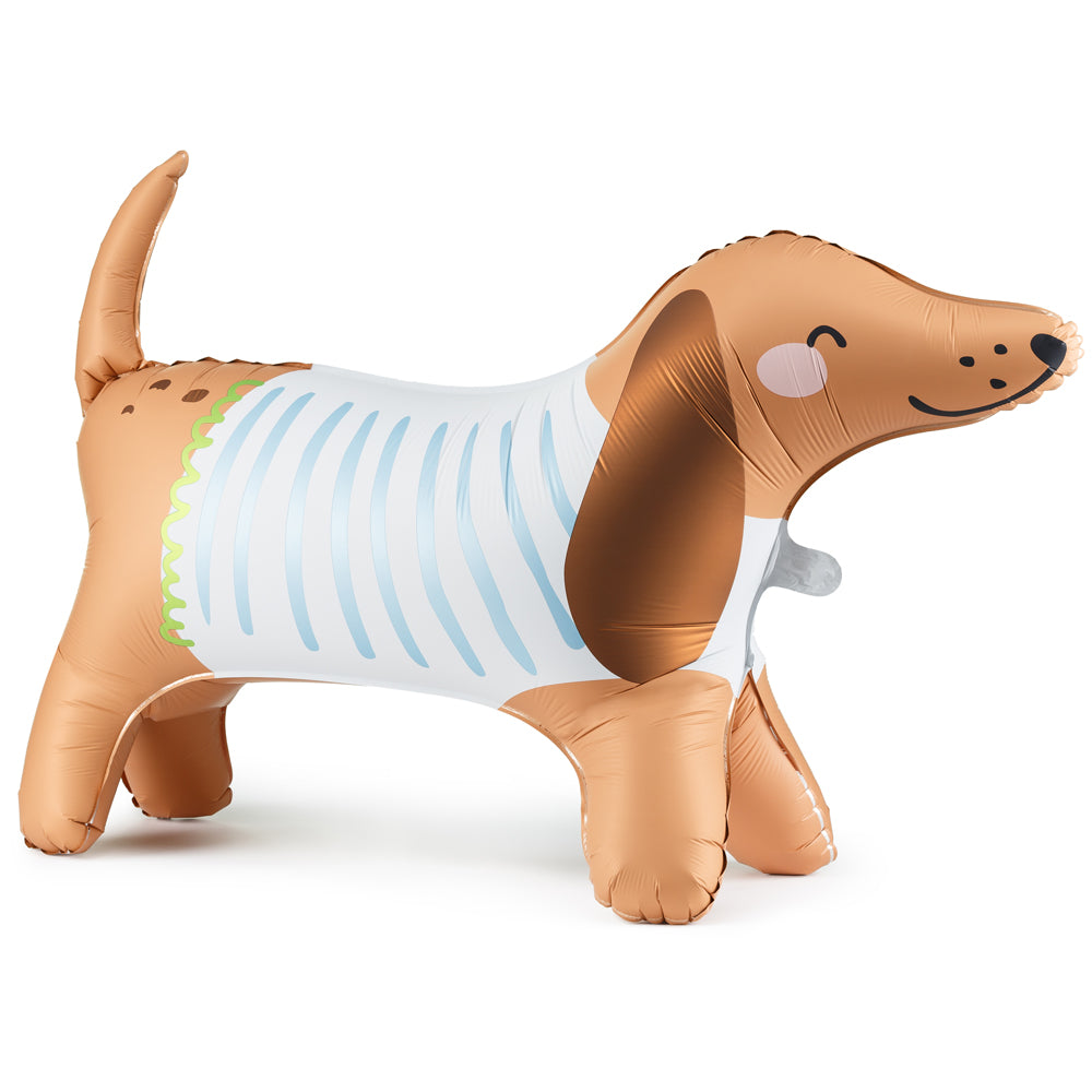 Dachshund Sausage Dog Standing Foil Balloon - 35"