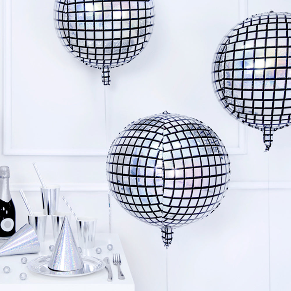 Disco Ball Foil Balloon - 40cm