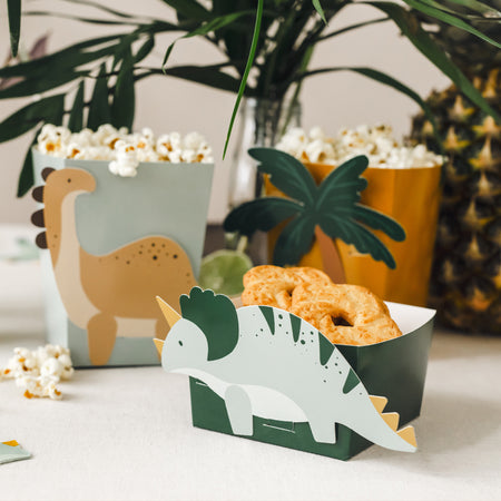 Dinosaur Snack Boxes - 10cm - Pack of 6