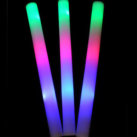 Multi Colour LED Foam Glow Stick - Each