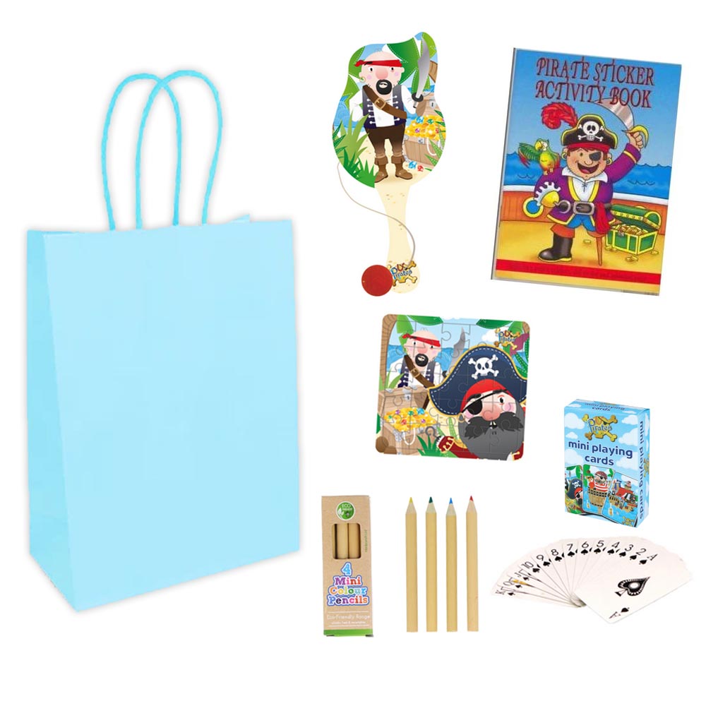 Pirate Plastic Free Party Bag Kit with Contents - Each